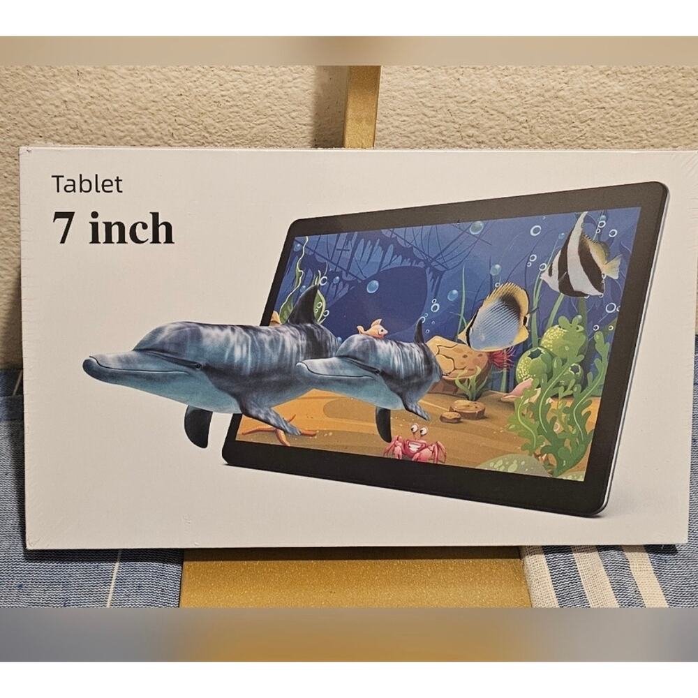 New 7 inch tablet in black
